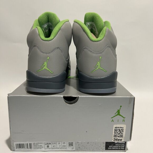 Nike Shoes Air Jordan 5 Retro “Green Bean” 2022 - Picture 4 of 5